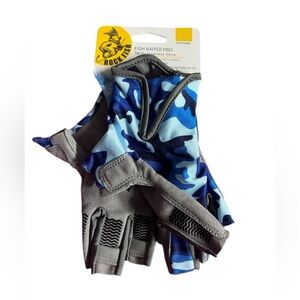 Fish baiter pro L fingerless fishing gloves